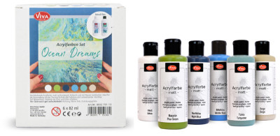 ViVA DECOR Set de peinture acrylique 