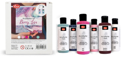 ViVA DECOR Set de peinture acrylique 