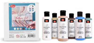 ViVA DECOR Set de peinture acrylique 