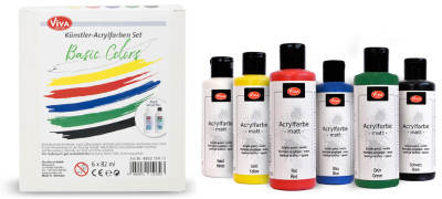 ViVA DECOR Set de peinture acrylique 