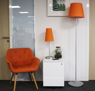 UNiLUX Lampadaire à LED AMBIANCE 2.0, hauteur: 1,55 m, vert