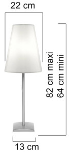 UNiLUX Lampe de bureau à LED AMBIANCE LUMI, rouge