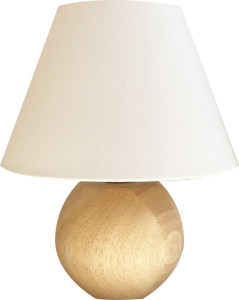 UNiLUX Lampe de bureau LED BLOOM, blanc / chêne