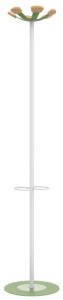 UNiLUX Portemanteau AURORA, hauteur: 1.680 mm, blanc/vert