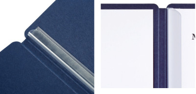 Dossier de candidature PAGNA « Stream », DIN A4, bleu foncé