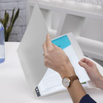 RAPESCO Dokumententasche, DIN A4, gelocht, farbig sortiert RAPESCO Dokumententasche, DIN A4, gelocht, farbig sortiert