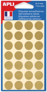 agipa apli Pastille de signalisation, diamètre: 15 mm,argent