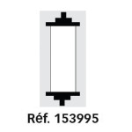 agipa Rouleau encreur pour étiqueteuse AGIPA 102365, noir agipa Rouleau encreur pour étiqueteuse AGIPA 102365, noir