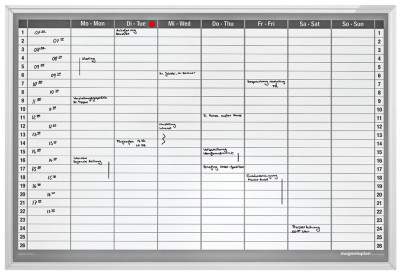 magnetoplan Wochenplaner, (B)920 x (H)625 mm