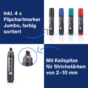 magnetoplan Kit d'accessoires pour chevalet de conférence