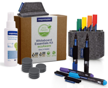 magnetoplan Kit Whiteboard Essentials, rouge