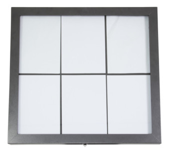 Securit Vitrine d'affichage LED COATED STEEL, 3 x A4