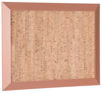 Bi-Office Tableau design en liège Kamashi, 600 x 450 mm, or