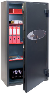 phoenix Coffre-fort anti-effraction MERCURY HS2053K, gris