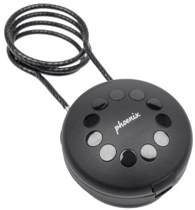 phoenix Boîte à clés PALM KS0212EC avec câble en acier, noir
