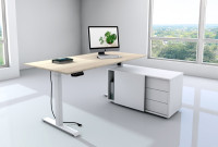 kerkmann Poste de travail complet Move 1, anthracite kerkmann Poste de travail complet Move 1, anthracite