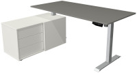 kerkmann Poste de travail complet Move 1, graphite kerkmann Poste de travail complet Move 1, graphite