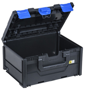 allit Boîte de rangement EuroPlus MetaBox 118, noir/bleu