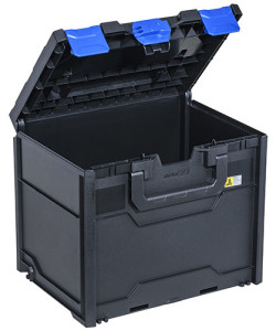 allit Boîte de rangement EuroPlus MetaBox 118, noir/bleu