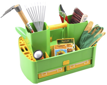 allit Boîte à outils de jardiage GardenAid >W< 19/62, vert/
