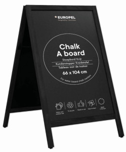 EUROPEL Panneau trottoir, 660 x 1.040 mm, noir