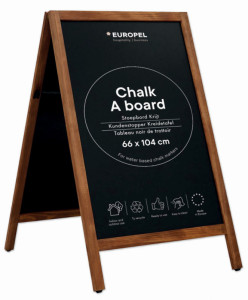 EUROPEL Panneau trottoir, 660 x 1.040 mm, noir
