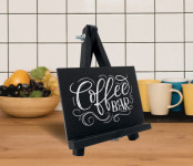 EUROPEL Ardoise de table mini avec chevalet, noir EUROPEL Ardoise de table mini avec chevalet, noir