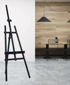 EUROPEL Chevalet EASEL pour tableaux noirs, noir