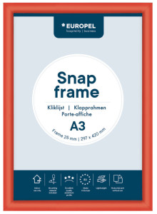 EUROPEL Cadre porte-affiche, A3, 25 mm, vert