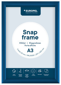 EUROPEL Cadre porte-affiche, A3, 25 mm, vert