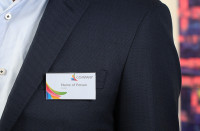 EUROPEL Porte-nom, avec pince combinée, 40 x 75 mm EUROPEL Porte-nom, avec pince combinée, 40 x 75 mm