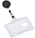 EUROPEL Porte-badge, ouvert, avec enrouleur, 54 x 85 mm EUROPEL Porte-badge, ouvert, avec enrouleur, 54 x 85 mm