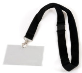 EUROPEL Porte-nom avec cordon textile, 90 x 60 mm EUROPEL Porte-nom avec cordon textile, 90 x 60 mm