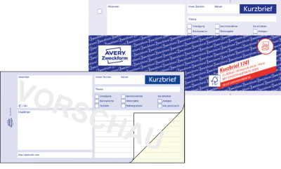 AVERY Zweckform Formularbuch 