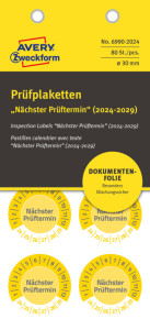 AVERY Zweckform Prüfplaketten 