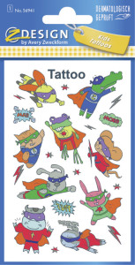 AVERY Zweckform ZDesign KIDS Tatouages 