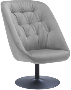 PAPERFLOW Fauteuil tournant SCOOP, gris