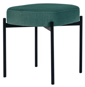 PAPERFLOW Tabouret GAIA, taille S, habillage tissu, vert