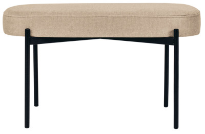 PAPERFLOW Tabouret GAIA, taille M, habillage tissu, ivoire