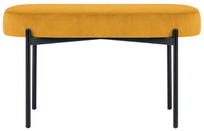 PAPERFLOW Tabouret GAIA, taille M, habillage tissu, ivoire