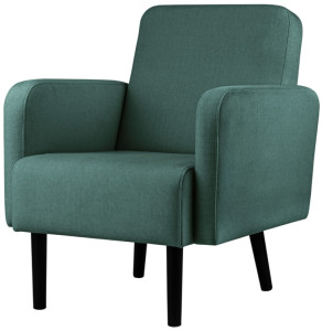 PAPERFLOW Fauteuil LISBOA, habillage en tissu, vert