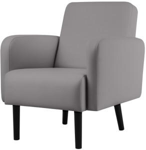 PAPERFLOW Fauteuil LISBOA, habillage simili cuir, vert
