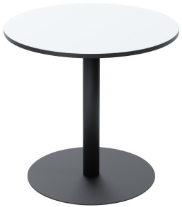 PAPERFLOW Table de bistrot Mezzo, (L)800 x (P)600 mm, noir
