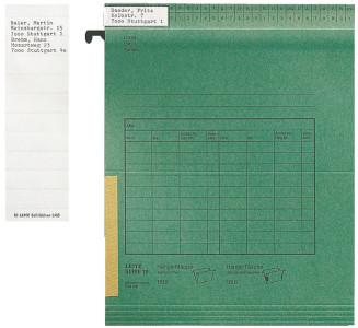 LEITZ Blanko-Beschriftungsschildchen, (B)60 x (H)14 mm, weiß