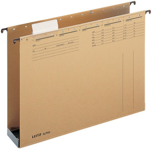 LEITZ ALPHA Hängesammler, A4, Bodenbreite: 60 mm, natron