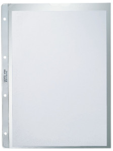 LEITZ Pochette perforée extra solide, format A4, PP, 0,13 mm
