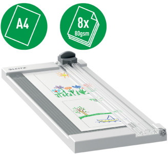 LEITZ Rogneuse à lame rotative Precision Home, A4