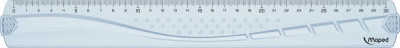 Maped Règle plate Geometric, 300mm, pour gauchers