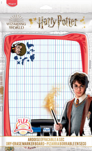 Maped Ardoise HARRY POTTER, effaçable à sec, blanc