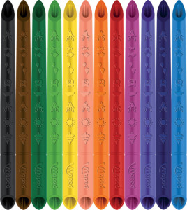 Maped Crayon de couleur COLOR'PEPS INFINITY, pochette de 18